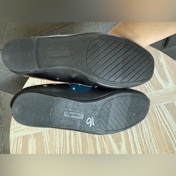 Seychelles|Anthropologie Black studded embellished round toe flats,boho NWT•••7W - Picture 9 of 12